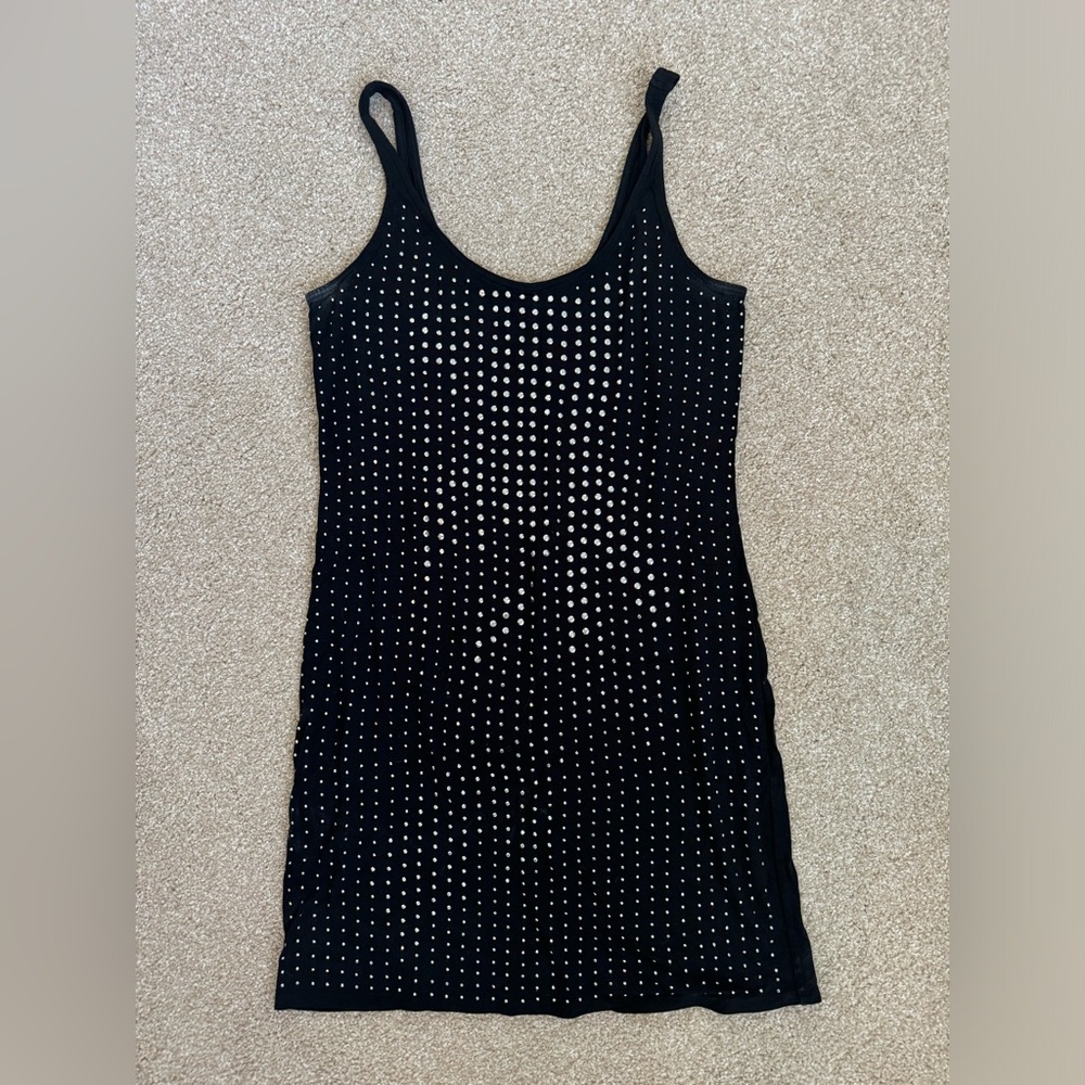 Express Bedazzled Rhinestone Club Dress, medium